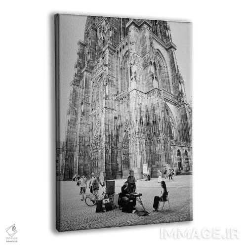 تابلو دکوراتیو کلیسای جامع نوتردام استراسبورگ اثر دوریت فوگ - نمای پرسپکتیو محصول
