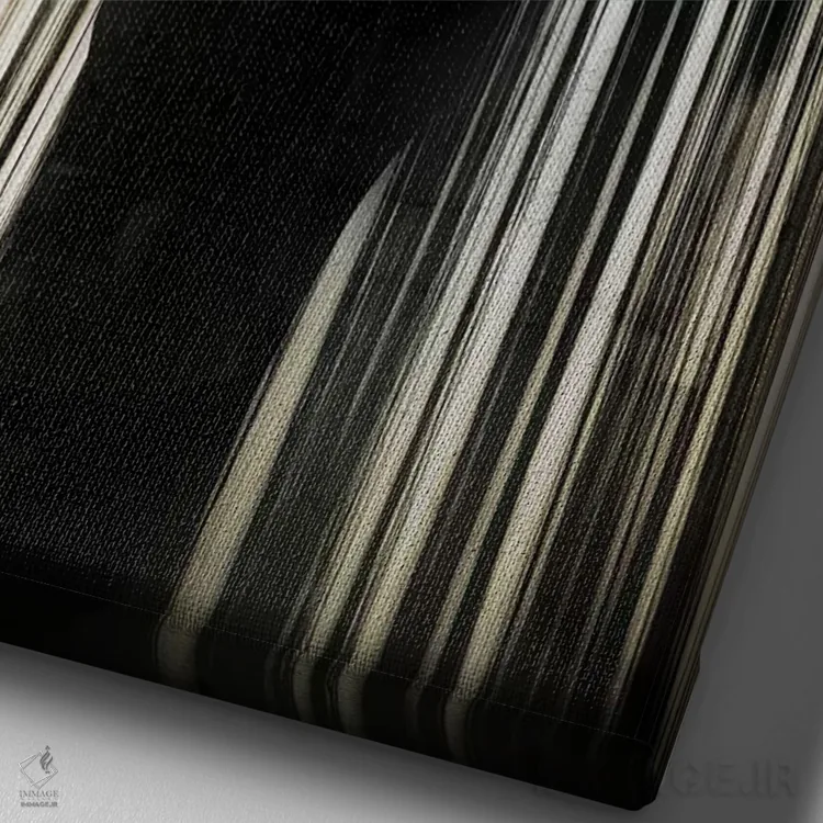 تابلو دکوراتیو بر اساس یک داستان واقعی اثر دوریت فوگ - نمای نزدیک بافت بوم