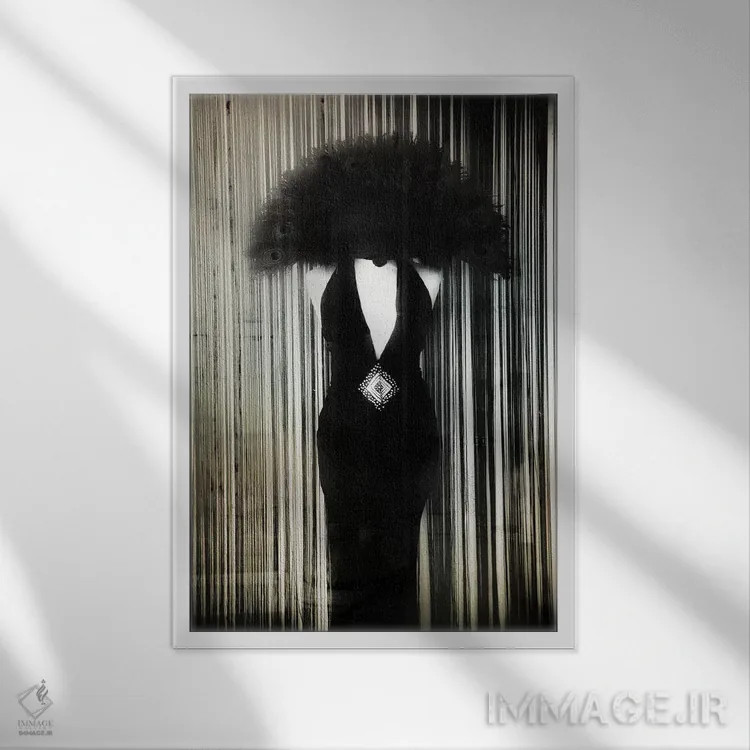 تابلو دکوراتیو بر اساس یک داستان واقعی اثر دوریت فوگ - نمای قابدار سفید