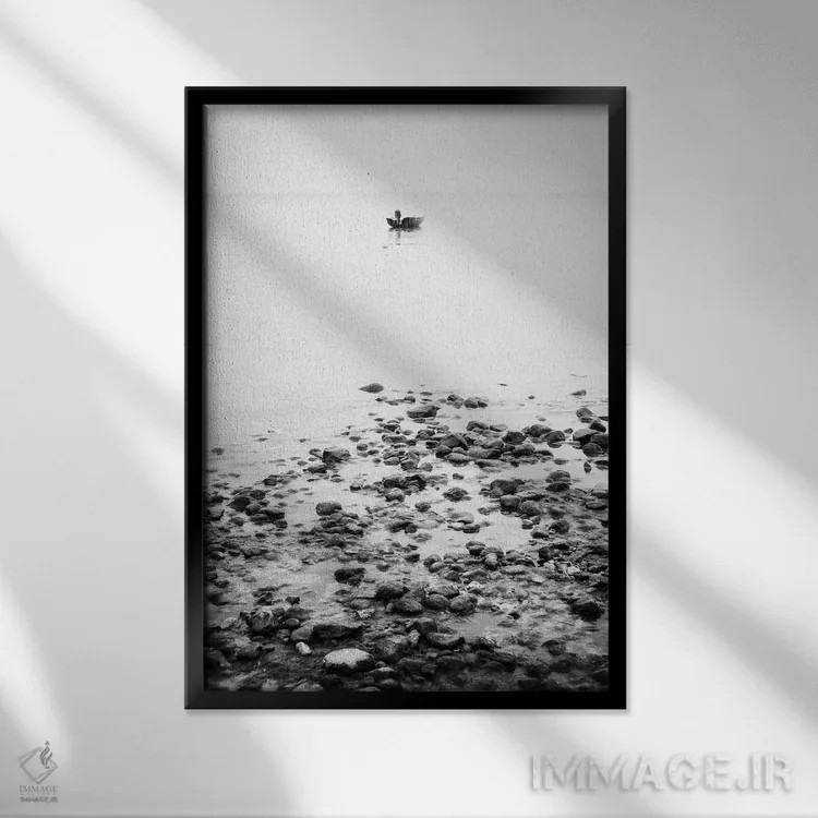تابلو دکوراتیو رانده شدن اثر دوریت فوگ - نمای قابدار مشکی