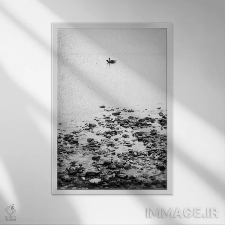 تابلو دکوراتیو رانده شدن اثر دوریت فوگ - نمای قابدار سفید