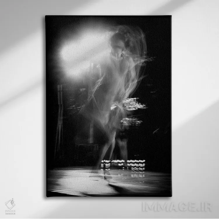 تابلو دکوراتیو رقاص باله تانگو اثر دوریت فوگ - نمای روبهرو روی دیوار