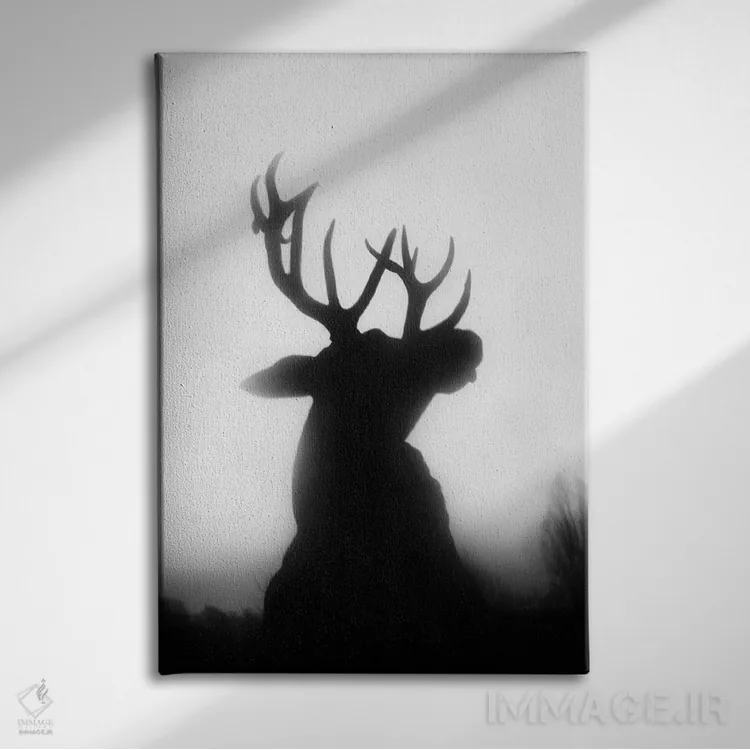 تابلو دکوراتیو غرش اثر دوریت فوگ - نمای روبهرو روی دیوار