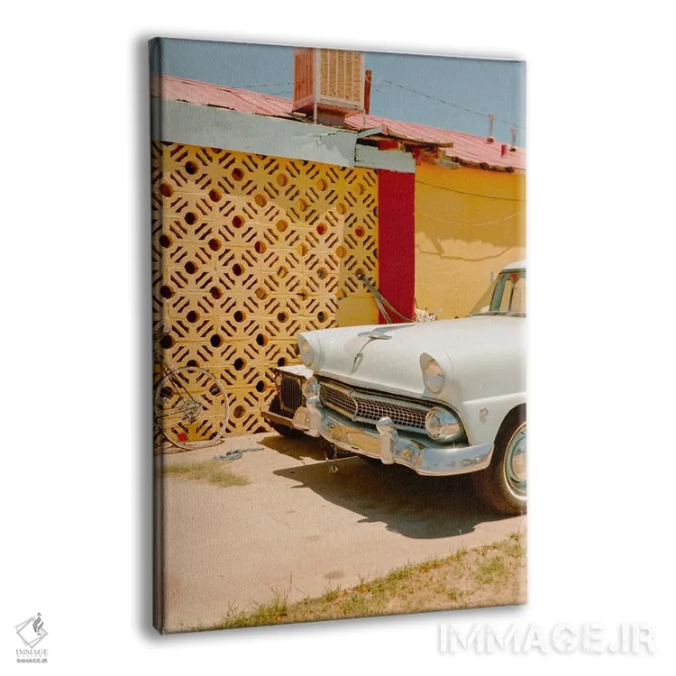 تابلو دکوراتیو بازگشت به دهه شصت میلادی اثر دنیل گارسیا - نمای پرسپکتیو محصول