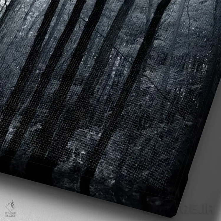 تابلو دکوراتیو روح های کهن اثر دوریت فوگ - نمای نزدیک بافت بوم