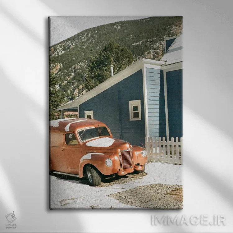 تابلو دکوراتیو کلاسیک کوهستانی اثر دنیل گارسیا - نمای روبهرو روی دیوار