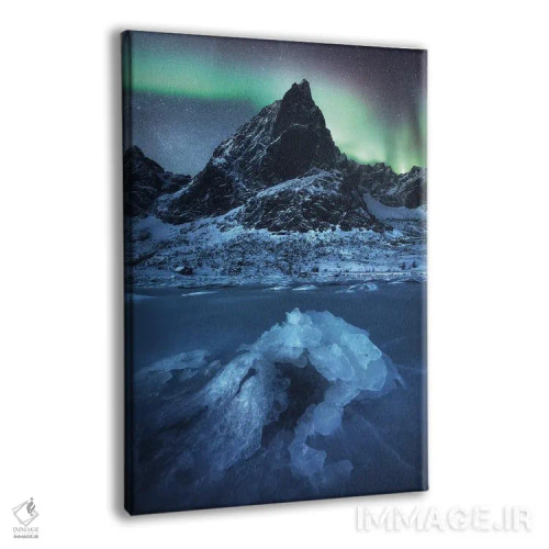 تابلو دکوراتیو شفق قطبی در جزایر لوفوتن اثر دنیل گاستاگر - نمای پرسپکتیو محصول