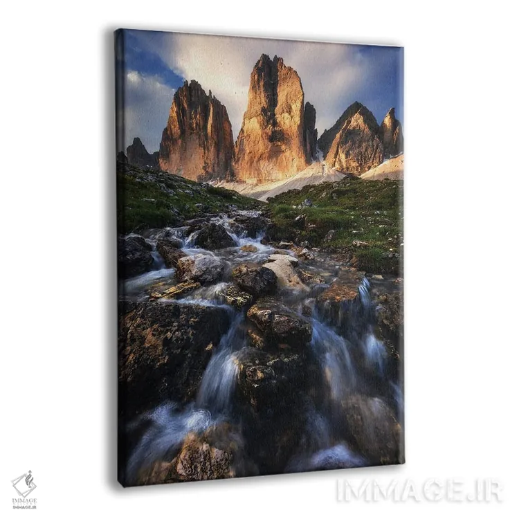 تابلو دکوراتیو صبح تابستانی در تره چیمه دی لاواردو اثر دنیل گاستاگر - نمای پرسپکتیو محصول