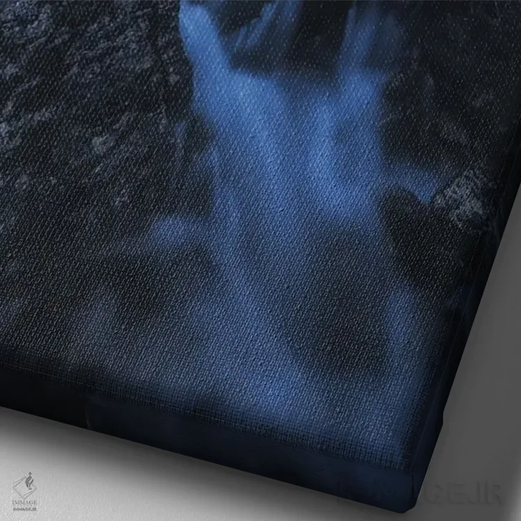 تابلو دکوراتیو راه شیری بر فراز تره چیمه دی لاواردو اثر دنیل گاستاگر - نمای نزدیک بافت بوم