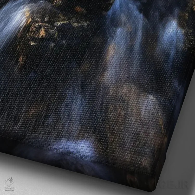 تابلو دکوراتیو صبح تابستانی در تره چیمه دی لاواردو اثر دنیل گاستاگر - نمای نزدیک بافت بوم