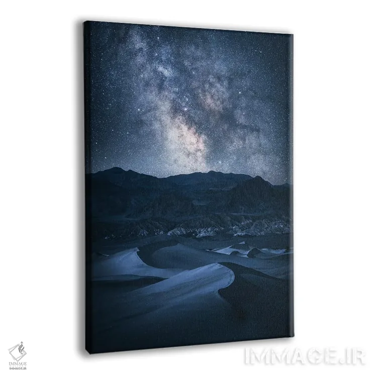 تابلو دکوراتیو راه شیری بالای بیابان اثر دنیل گاستاگر - نمای پرسپکتیو محصول