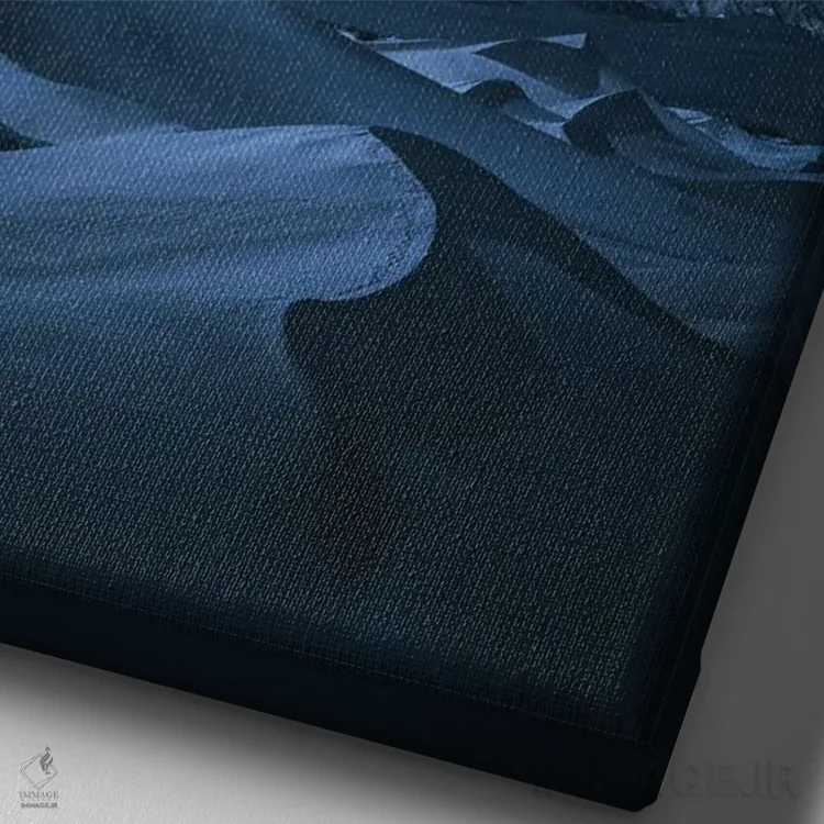 تابلو دکوراتیو راه شیری بالای بیابان اثر دنیل گاستاگر - نمای نزدیک بافت بوم