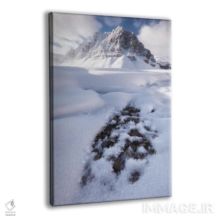 تابلو دکوراتیو صبح سرد زمستانی در دریاچه بو کانادا اثر دنیل گاستاگر - نمای پرسپکتیو محصول