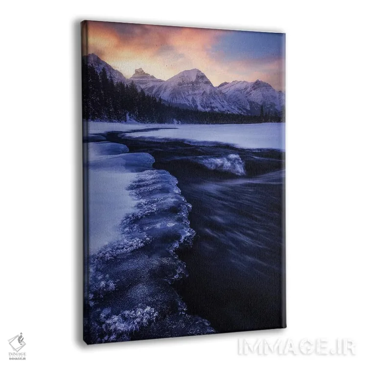 تابلو دکوراتیو طلوع زمستانی در پارک ملی جاسپر اثر دنیل گاستاگر - نمای پرسپکتیو محصول