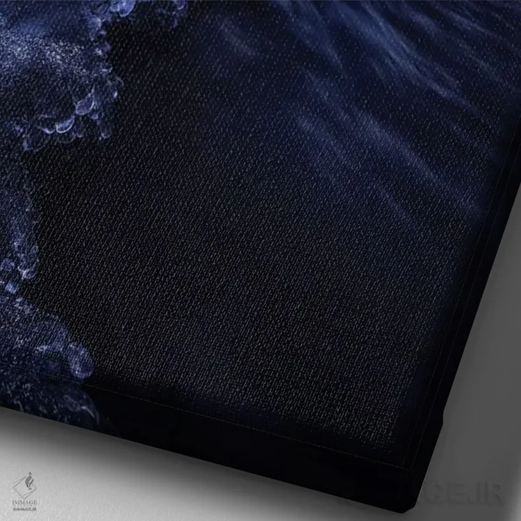 تابلو دکوراتیو طلوع زمستانی در پارک ملی جاسپر اثر دنیل گاستاگر - نمای نزدیک بافت بوم