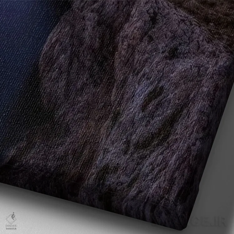 تابلو دکوراتیو طلوع در فورمنتور اثر دنیل گاستاگر - نمای نزدیک بافت بوم