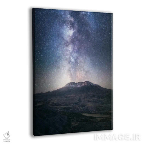 تابلو دکوراتیو راه شیری بر فراز کوه سنت هلنز اثر دنیل گاستاگر - نمای پرسپکتیو محصول