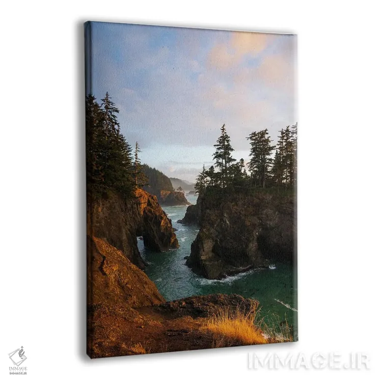 تابلو دکوراتیو آخرین پرتو آفتاب در ساحل اورگان اثر دنیل گاستاگر - نمای پرسپکتیو محصول