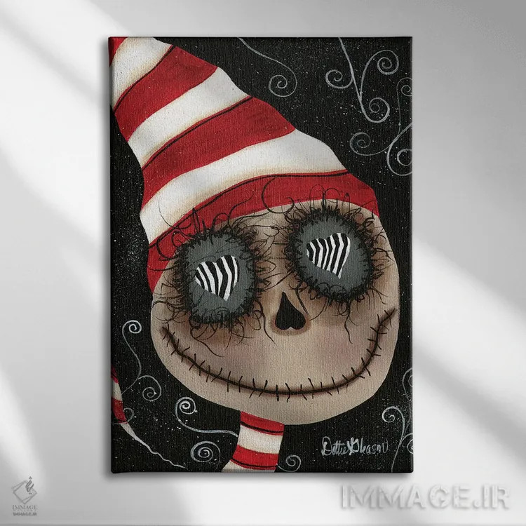 تابلو دکوراتیو روزی روزگاری اثر داتی گلیسون - نمای روبهرو روی دیوار