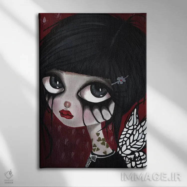 تابلو دکوراتیو رایل اثر داتی گلیسون - نمای روبهرو روی دیوار