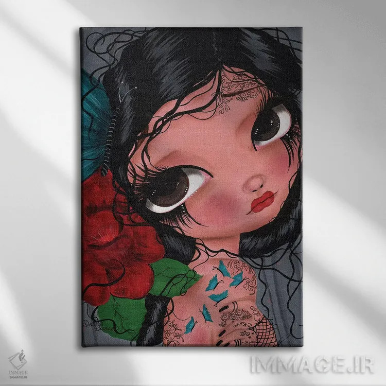 تابلو دکوراتیو وعده داده شده/وعده دار اثر داتی گلیسون - نمای روبهرو روی دیوار