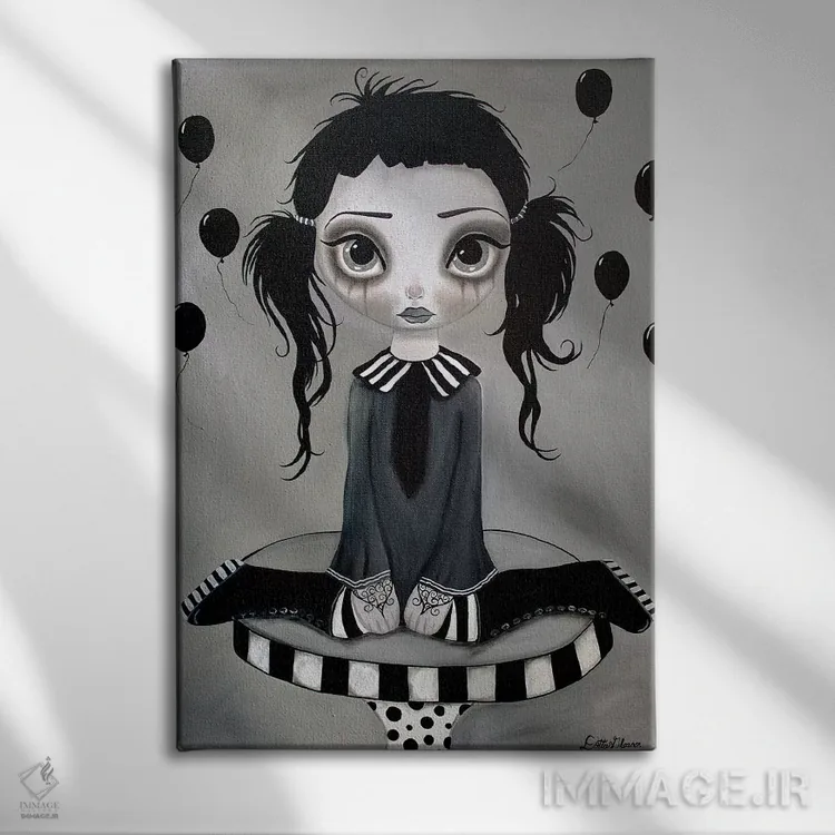 تابلو دکوراتیو ساده و لذیذ ۱ اثر داتی گلیسون - نمای روبهرو روی دیوار