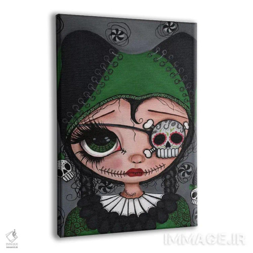 تابلو دکوراتیو کاملا آراسته اثر داتی گلیسون - نمای پرسپکتیو محصول