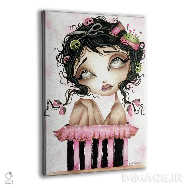 تابلو دکوراتیو آملیا اثر داتی گلیسون - نمای پرسپکتیو محصول