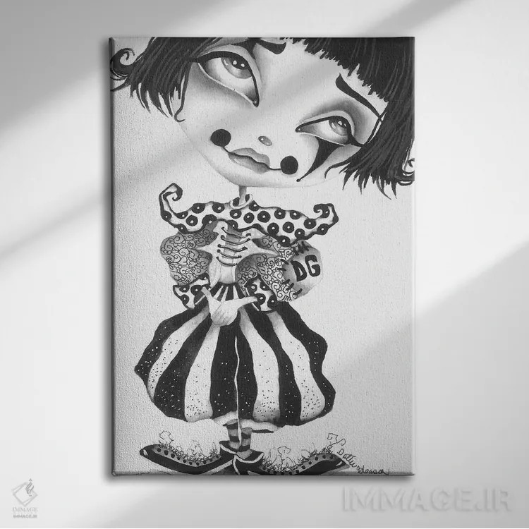 تابلو دکوراتیو دروسیلا اثر داتی گلیسون - نمای روبهرو روی دیوار