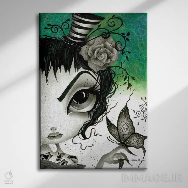 تابلو دکوراتیو لولیتا اثر داتی گلیسون - نمای روبهرو روی دیوار