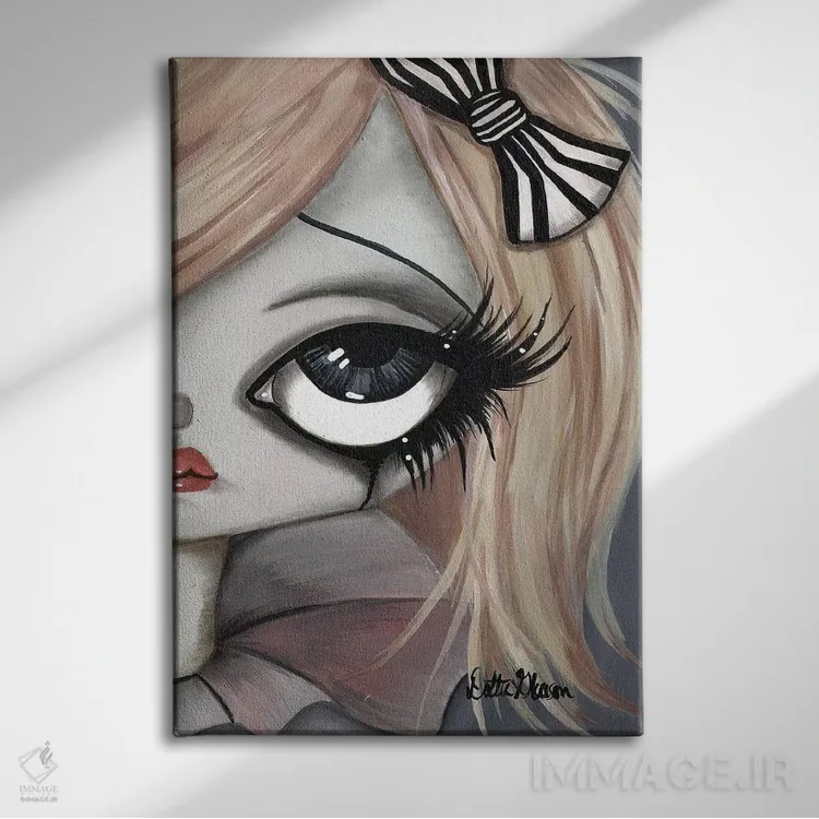 تابلو دکوراتیو آملی اثر داتی گلیسون - نمای روبهرو روی دیوار