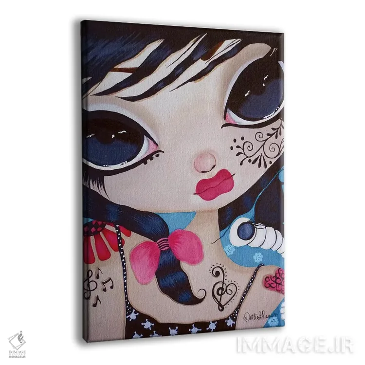 تابلو دکوراتیو آنژلیک اثر داتی گلیسون - نمای پرسپکتیو محصول