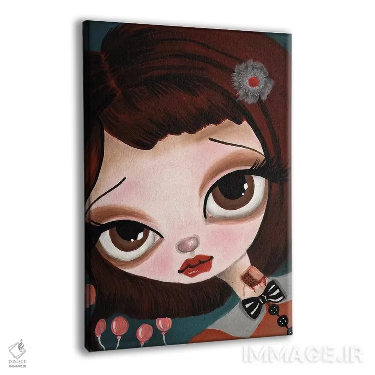 تابلو دکوراتیو بتی اثر داتی گلیسون - نمای پرسپکتیو محصول