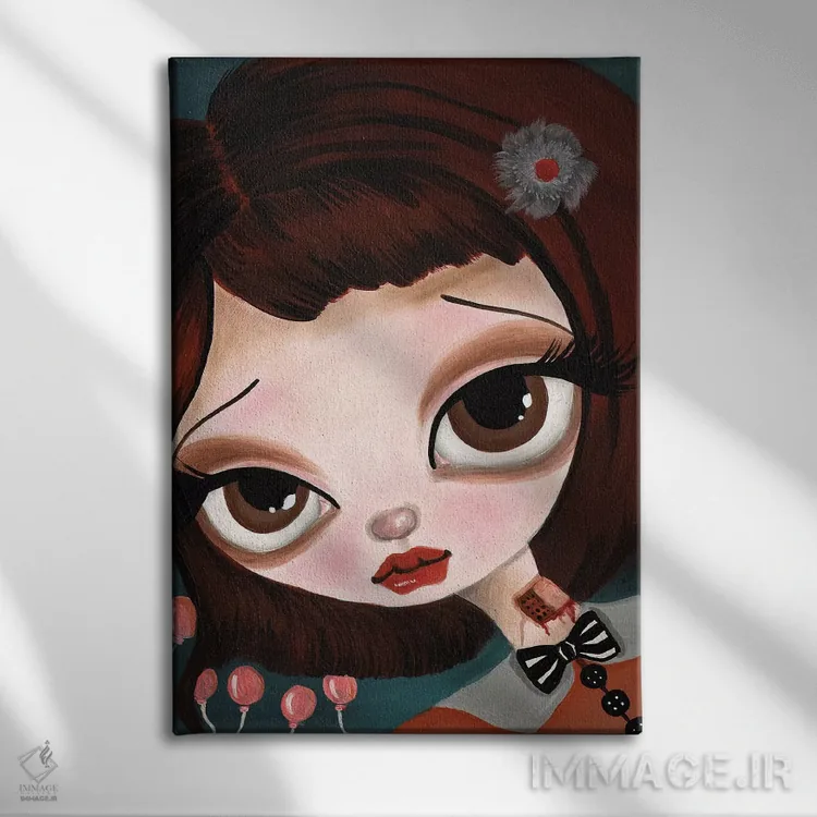 تابلو دکوراتیو بتی اثر داتی گلیسون - نمای روبهرو روی دیوار