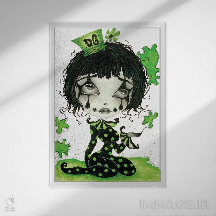 تابلو دکوراتیو نوکس اثر داتی گلیسون - نمای قابدار سفید