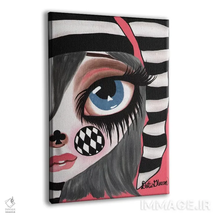 تابلو دکوراتیو دلقک بازی اثر داتی گلیسون - نمای پرسپکتیو محصول