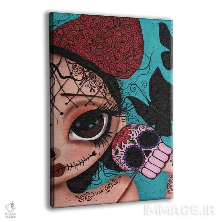 تابلو دکوراتیو جرئت رویاپردازی اثر داتی گلیسون - نمای پرسپکتیو محصول