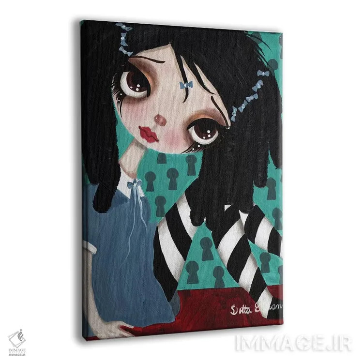 تابلو دکوراتیو فر اثر داتی گلیسون - نمای پرسپکتیو محصول