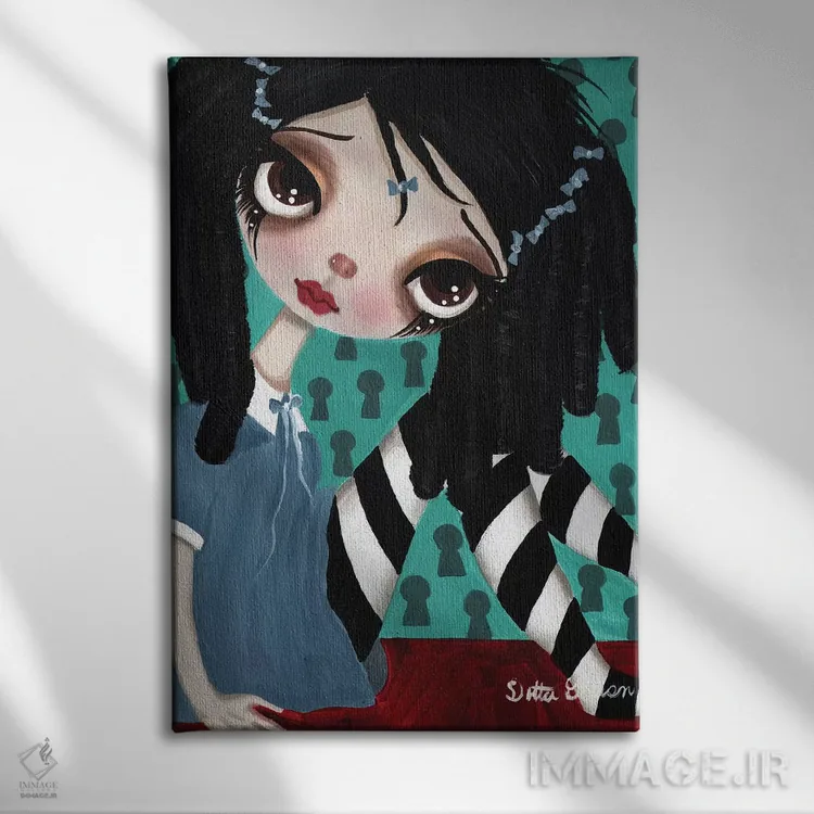 تابلو دکوراتیو فر اثر داتی گلیسون - نمای روبهرو روی دیوار