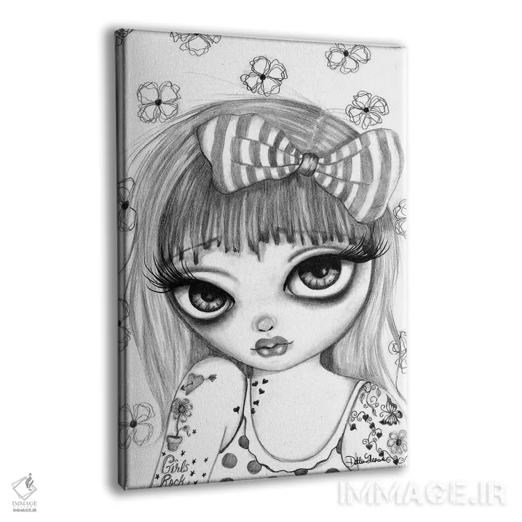 تابلو دکوراتیو درینا اثر داتی گلیسون - نمای پرسپکتیو محصول