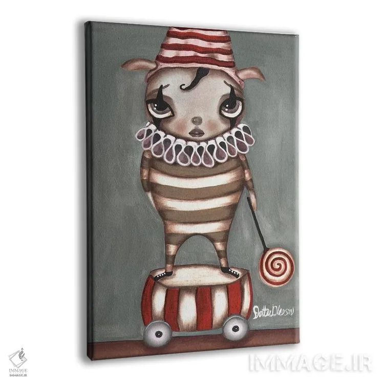 تابلو دکوراتیو فرانسیوا اثر داتی گلیسون - نمای پرسپکتیو محصول