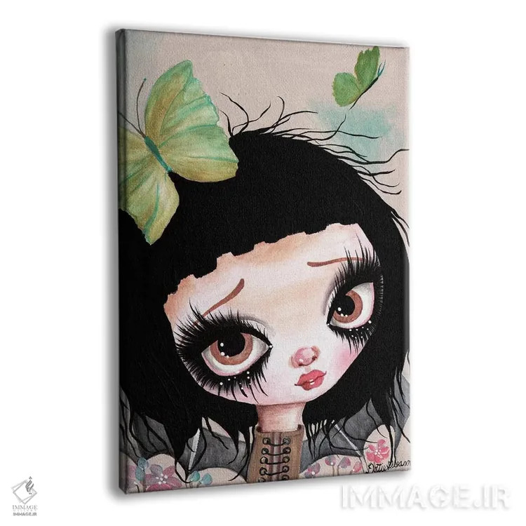 تابلو دکوراتیو پری گوتیک I اثر داتی گلیسون - نمای پرسپکتیو محصول