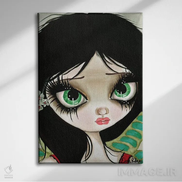 تابلو دکوراتیو پری گوتیک III اثر داتی گلیسون - نمای روبهرو روی دیوار