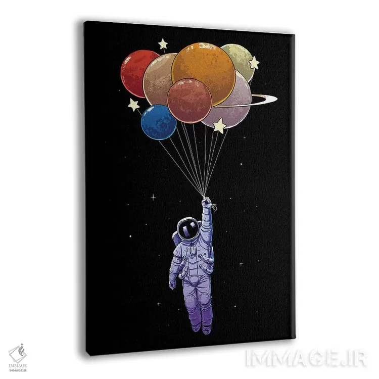 تابلو دکوراتیو اکتشاف اثر دیجیتال کاربین - نمای پرسپکتیو محصول