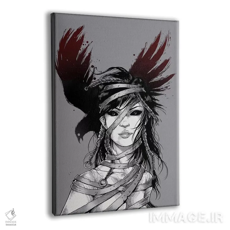 تابلو دکوراتیو رستگاری اثر دیجیتال کاربین - نمای پرسپکتیو محصول