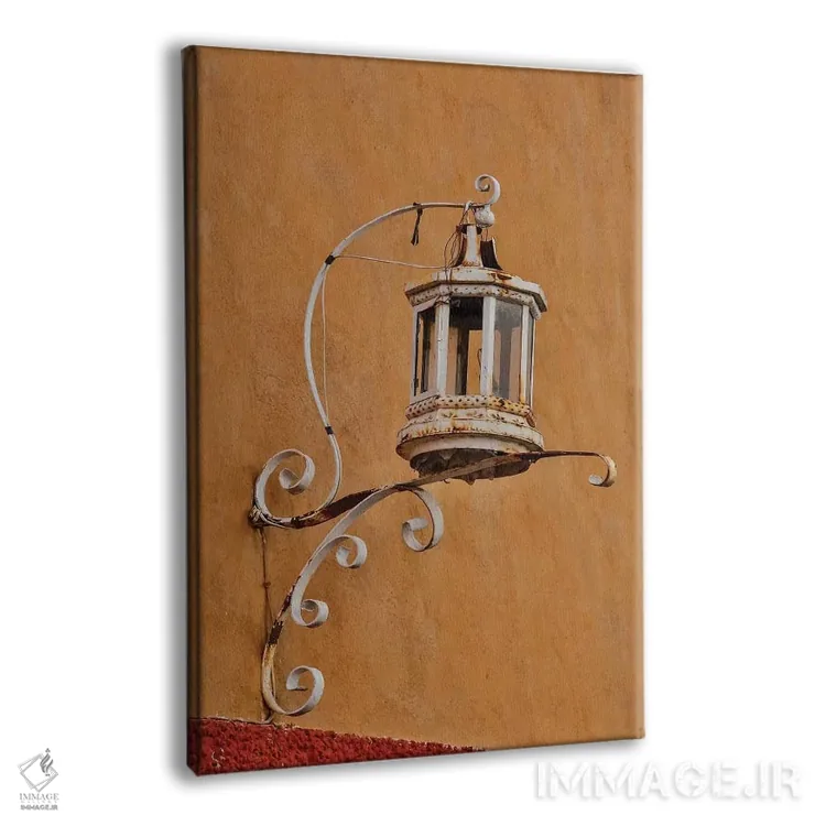 تابلو دکوراتیو Mexico. Lantern and shadow on colorful buildings,سن میگوئل د… اثر دارل گالین - نمای پرسپکتیو محصول