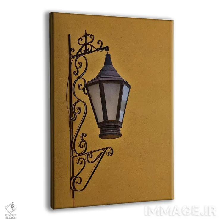 تابلو دکوراتیو Mexico. Lantern and shadow on colorful buildings,سن میگوئل د… اثر دارل گالین - نمای پرسپکتیو محصول