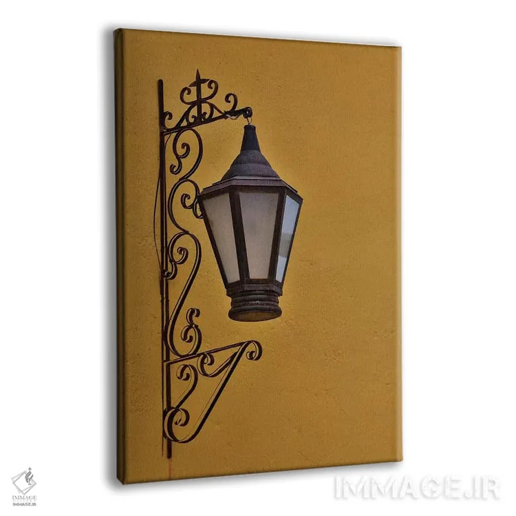 تابلو دکوراتیو Mexico. Lantern and shadow on colorful buildings,سن میگوئل د… اثر دارل گالین - نمای پرسپکتیو محصول