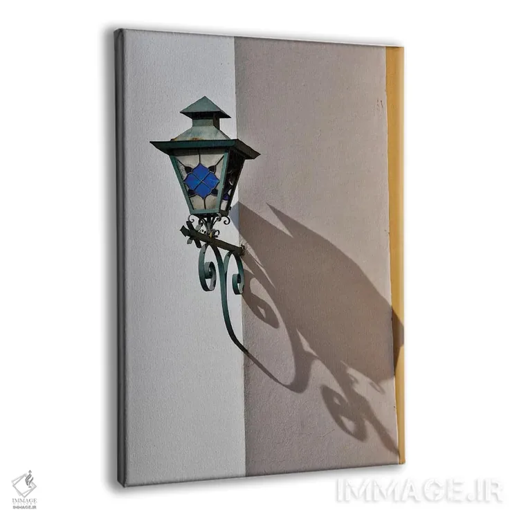 تابلو دکوراتیو Mexico. Lantern and shadow on colorful buildings,سن میگوئل د… اثر دارل گالین - نمای پرسپکتیو محصول