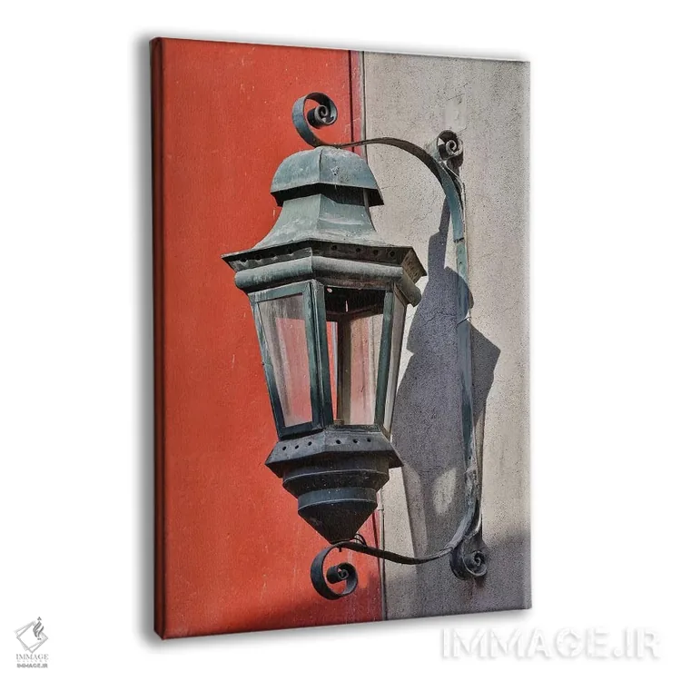 تابلو دکوراتیو Mexico. Lantern and shadow on colorful buildings,سن میگوئل د… اثر دارل گالین - نمای پرسپکتیو محصول